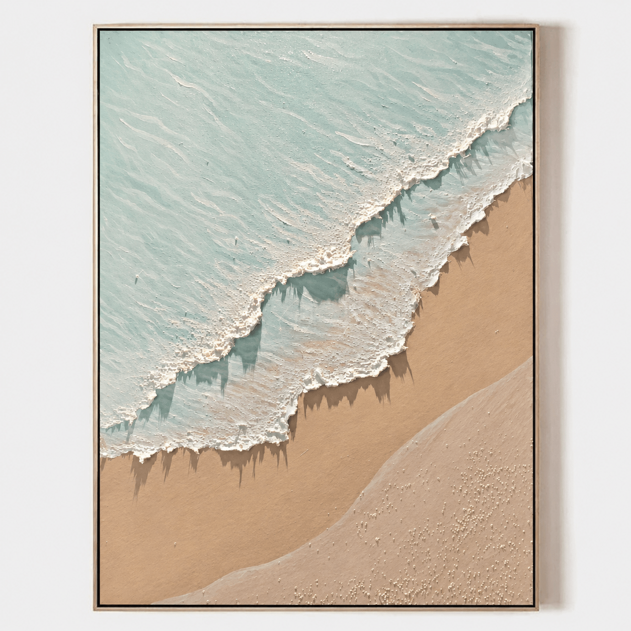 3D Heavy Texture Ocean Scenery Painting CZ0166 - Viral Wall Art